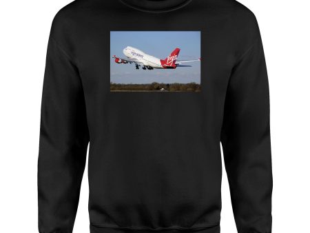 Virgin Atlantic Boeing 747 Designed Sweatshirts on Sale