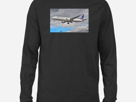 United Airways Boeing 777 Designed Long-Sleeve T-Shirts on Sale