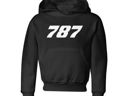 787 Flat Text Designed  CHILDREN  Hoodies For Cheap