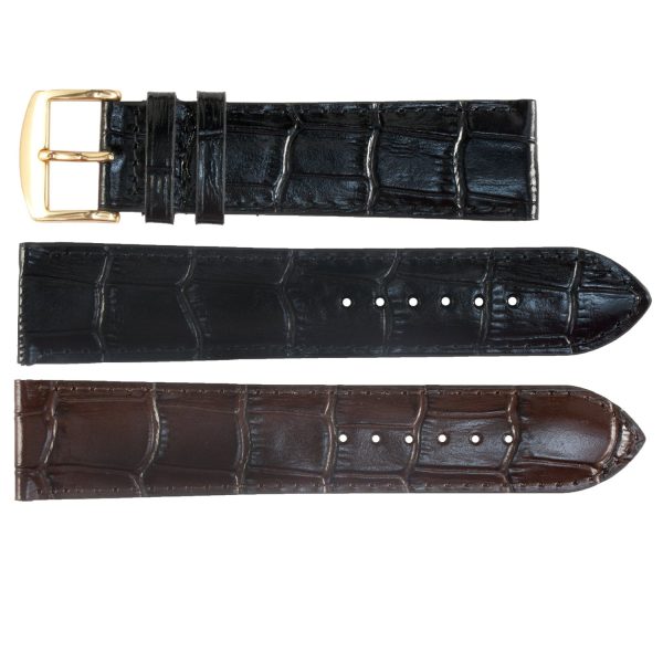 ROCHET ZRC No. 519 Extra Extra Long Alligator Grain Fine Leather Aerocomfort Straps (10mm~22mm) Sale