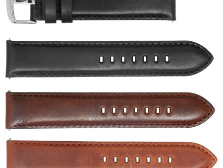 ROCHET ZRC No. 374 Cowhide Smooth Fine Leather QUICK RELEASE Straps Stitched (18mm~22mm) Fashion